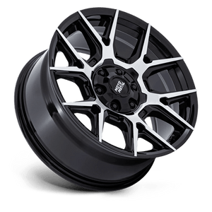 Moto Metal MO813 MASON Gloss Black W/ Machined Face 20x9 +10 6x135|6x139.7mm 95.1mm - Wheelwiz