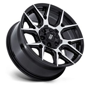 Moto Metal MO813 MASON Gloss Black W/ Machined Face 22x9 +24 6x135|6x139.7mm 95.1mm