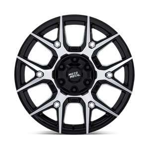 Moto Metal MO813 MASON Gloss Black W/ Machined Face 18x9 +18 6x135|6x139.7mm 95.1mm - Wheelwiz