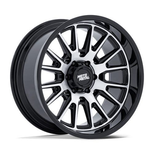 Moto Metal MO814 TEKTON Gloss Black W/ Machined Face 20x9 +1 5x139.7mm 78.1mm - Wheelwiz
