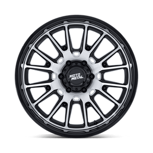Moto Metal MO814 TEKTON Gloss Black W/ Machined Face 20x10 -18 6x139.7mm 106.1mm