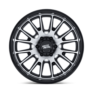 Moto Metal MO814 TEKTON Gloss Black W/ Machined Face 20x9 +20 6x139.7mm 106.1mm