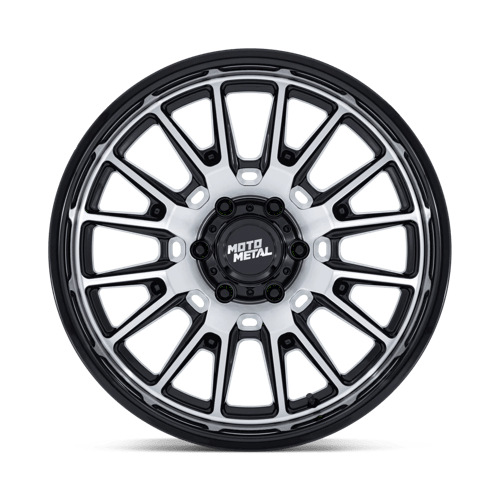 Moto Metal MO814 TEKTON Gloss Black W/ Machined Face 20x10 -18 5x127mm 71.5mm