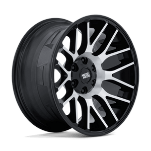 Moto Metal MO816 OVERLOOK Gloss Black W/ Machined Face 20x10 -18 8x180mm 124.2mm - Wheelwiz