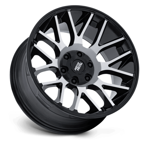 Moto Metal MO816 OVERLOOK Gloss Black W/ Machined Face 20x10 -18 6x135|6x139.7mm 106.1mm - Wheelwiz