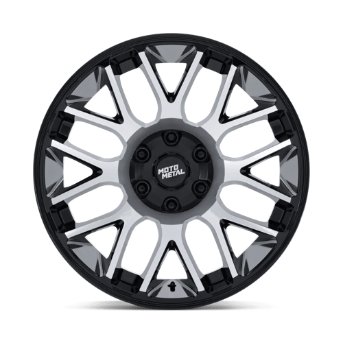 Moto Metal MO816 OVERLOOK Gloss Black W/ Machined Face 20x9 +1 5x114.3|5x127mm 78.1mm - Wheelwiz