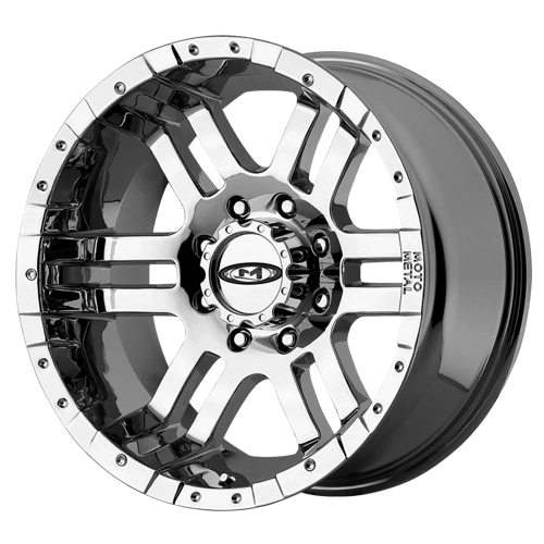 Moto Metal MO951 Chrome 18x9 +18 6x139.7mm 106.1mm - WheelWiz