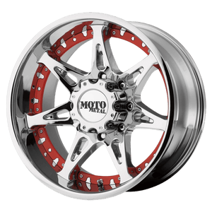 Moto Metal MO961 Chrome 18x9 +18 8x165.1mm 125.1mm - WheelWiz