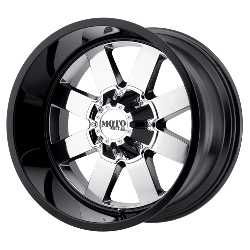 Moto Metal MO962 Pvd Center Gloss Black Lip 20x9 0 6x135mm 87.1mm - WheelWiz