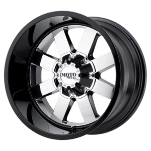 Moto Metal MO962 Pvd Center Gloss Black Lip 20x9 0 6x135mm 87.1mm - WheelWiz