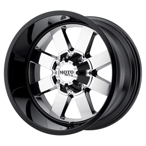 Moto Metal MO962 Pvd Center W/ Gloss Black Lip 20x9 0 8x165.1mm 125.1mm - Wheelwiz