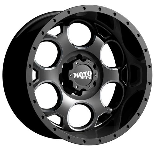 Moto Metal MO964 Satin Black Milled 18x9 00 6x139.7mm 106.1mm - WheelWiz