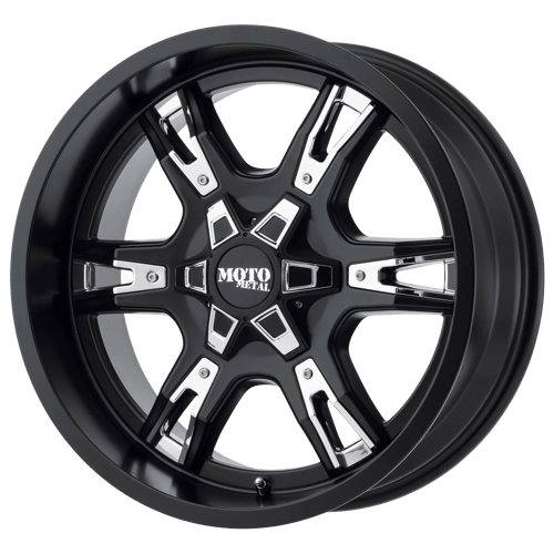 Moto Metal MO969 Satin Black W/ Accents 20x9 0 6x139.7mm 106.1mm - Wheelwiz