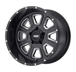 Moto Metal MO972 Satin Black Milled 17x9 -12 5x127mm 78.1mm - WheelWiz