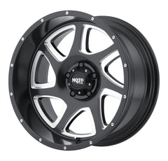 Moto Metal MO976 Satin Black Milled 18x9 -12 6x139.7mm 106.1mm