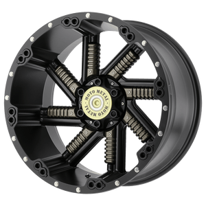 Moto Metal MO979 BUCKSHOT Satin Black With Gun Metal Inserts 20x10 -24 5x127|5x139.7mm 78.1mm - WheelWiz