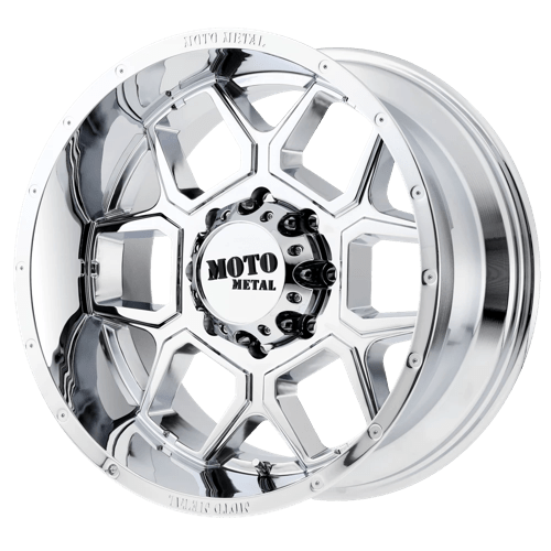 Moto Metal MO981 SPADE Chrome 22x12 -44 8x170mm 125.1mm - Wheelwiz