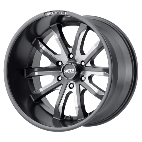 Moto Metal MO983 DAGGER Satin Gray Milled 18x9 +18 6x114.3mm 72.6mm