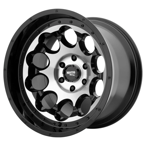Moto Metal MO990 ROTARY Gloss Black Machined 17x9 -12 6x139.7mm 106.1mm - WheelWiz