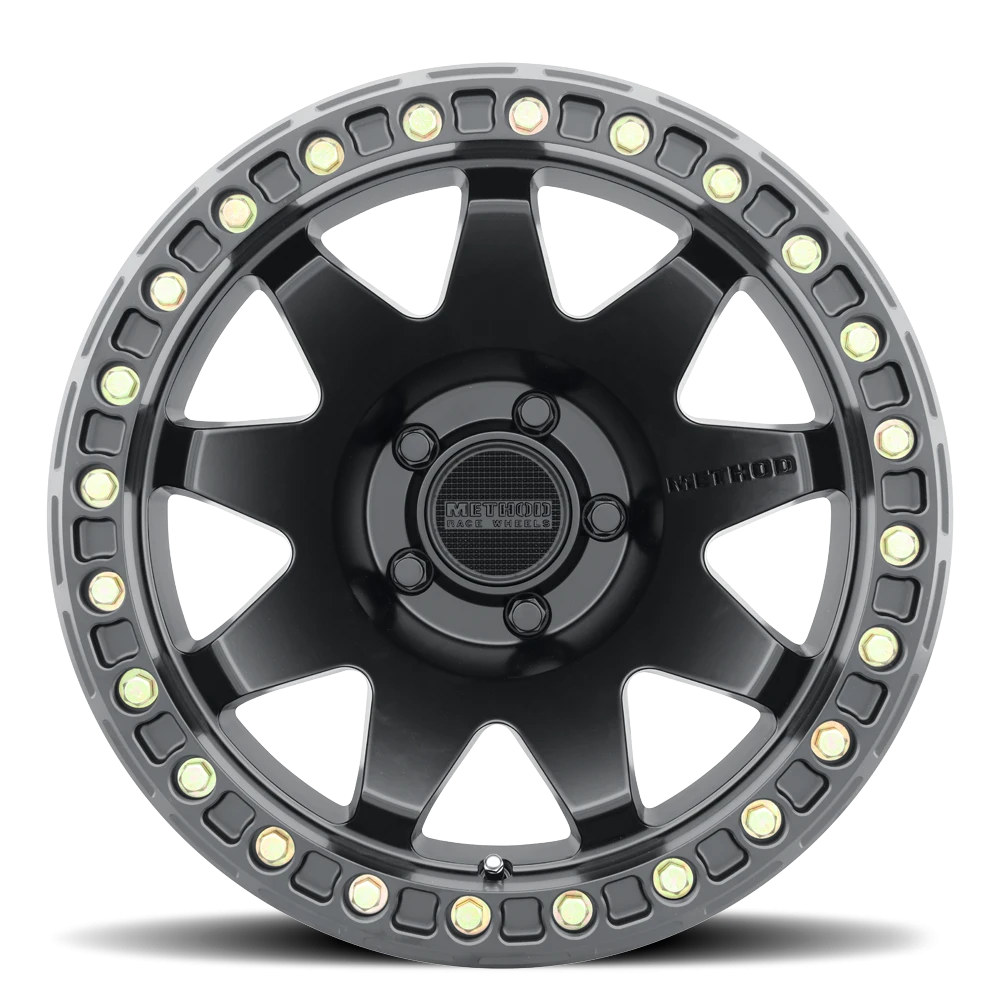 Method Race Wheels MR108 Matte Black 17x9 -44 5x127mm 71.5mm
