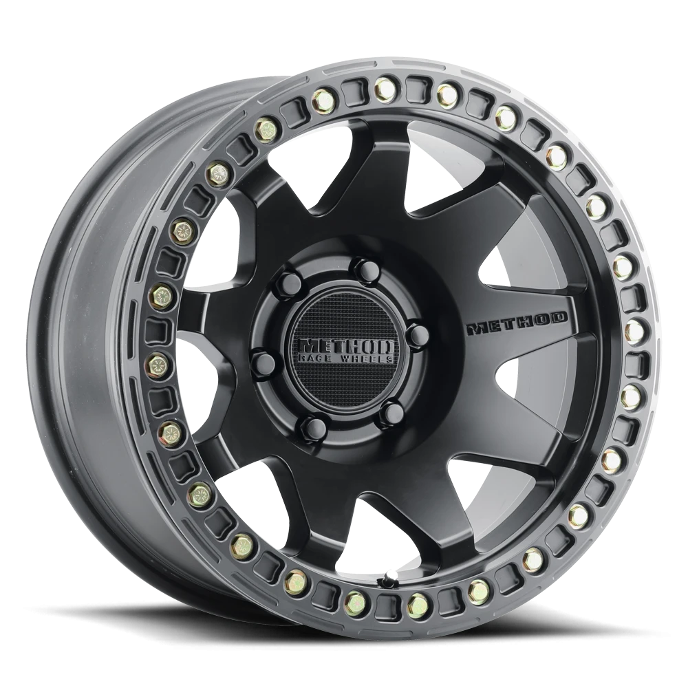 Method Race Wheels MR108 Matte Black 17x9 -44 6x139.7mm 106.25mm