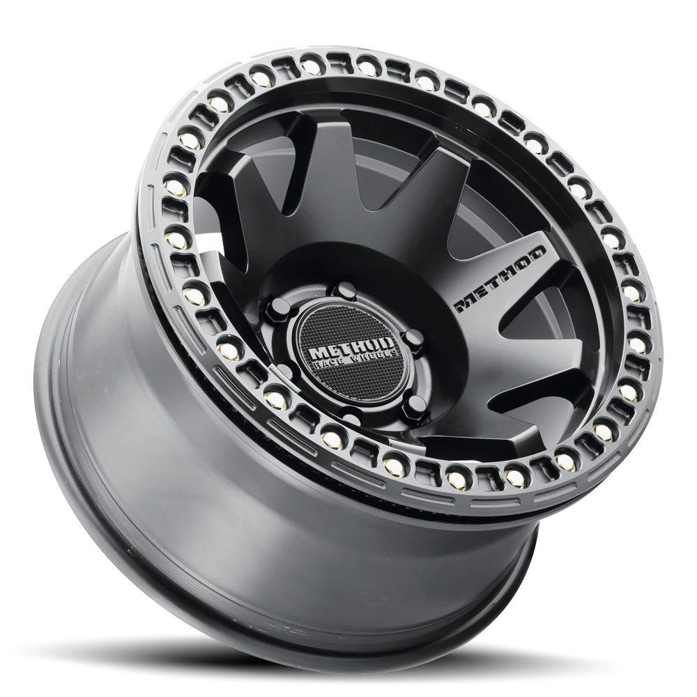 Method Race Wheels MR108 Matte Black 17x9 -44 6x139.7mm 106.25mm