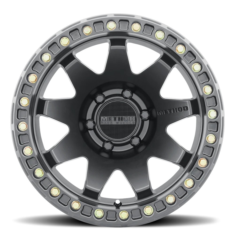 Method Race Wheels MR108 Matte Black 17x9 -44 6x139.7mm 106.25mm