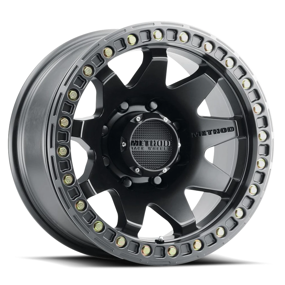 Method Race Wheels MR108 Matte Black 17x9 -44 8x170mm 130.81mm