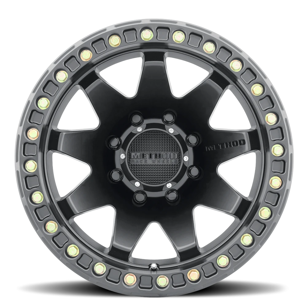 Method Race Wheels MR108 Matte Black 17x9 -44 8x170mm 130.81mm