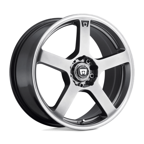 Motegi MR116 FS5 Dark Silver Machined Flange 18x8 +45 5x105|5x114.3mm 72.6mm - WheelWiz