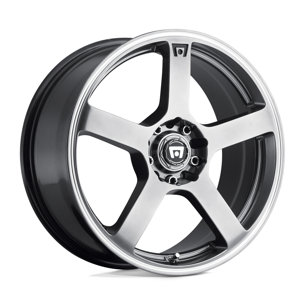 Motegi MR116 FS5 Dark Silver Machined Flange 18x8 +45 5x105|5x114.3mm 72.6mm - WheelWiz