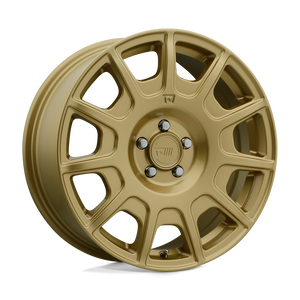 Motegi MR139 RF11 Rally Gold 16x7.5 +40 5x114.3mm 72.6mm - WheelWiz