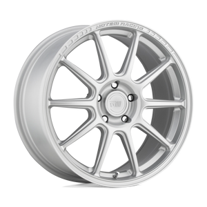 Motegi MR140 SS10 Hyper Silver 17x7 +38 5x114.3mm 72.6mm - WheelWiz