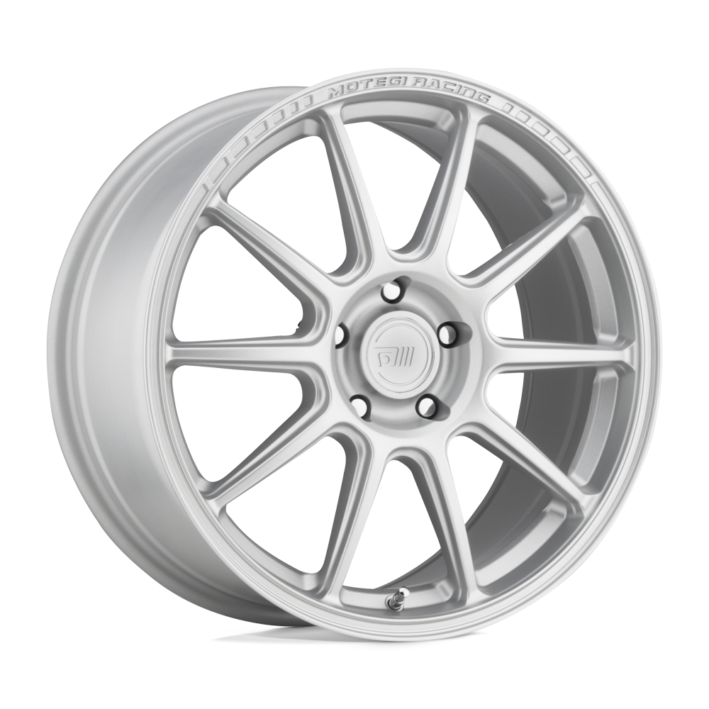 Motegi MR140 SS10 Hyper Silver 18x8.5 +45 5x112mm 66.6mm - WheelWiz