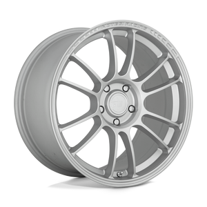 Motegi MR146 SS6 Hyper Silver 18x8.5 +42 5x112mm 66.6mm - WheelWiz