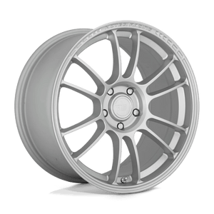 Motegi MR146 SS6 Hyper Silver 18x8.5 +35 5x112mm 66.6mm - WheelWiz