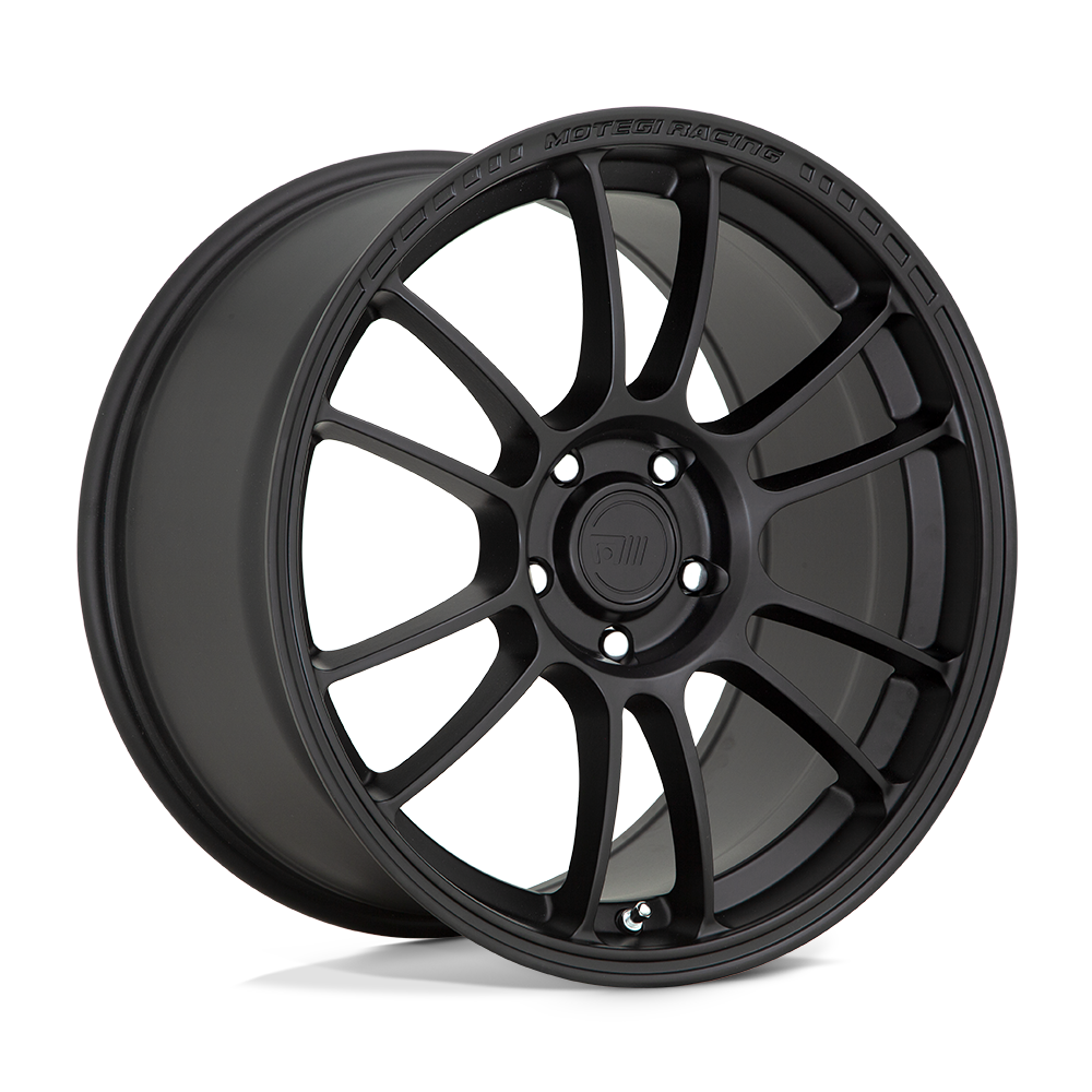 Motegi MR146 SS6 Satin Black 18x9.5 +35 5x114.3mm 72.6mm - WheelWiz