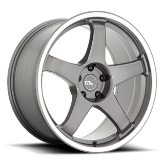 Motegi MR151 CS5 Gunmetal W/ Machined Lip 19x9.5 +40 5x100mm 56.2mm
