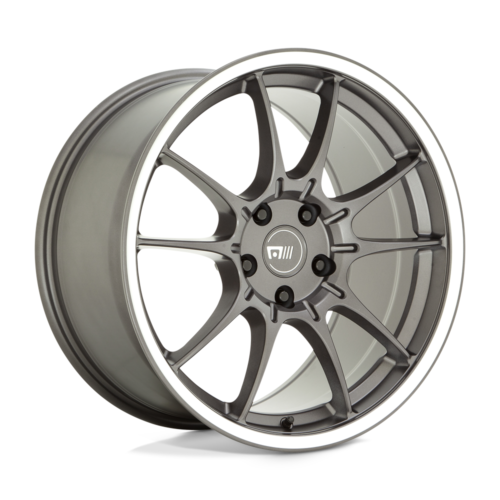 Motegi MR152 SS5 Gunmetal With Machined Lip 18x9.5 +40 5x100mm 56.2mm - WheelWiz