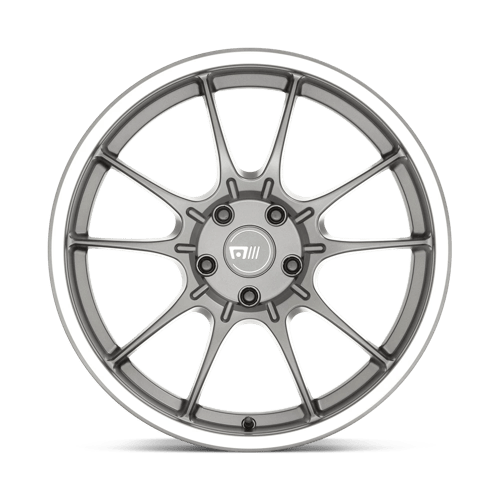 Motegi MR152 SS5 Gunmetal W/ Machined Lip 19x8.5 +35 5x114.3mm 72.6mm - Wheelwiz
