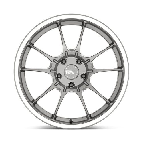 Motegi MR152 SS5 Gunmetal W/ Machined Lip 17x8 +45 5x114.3mm 72.6mm - Wheelwiz