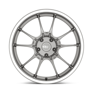 Motegi MR152 SS5 Gunmetal W/ Machined Lip 18x8.5 +30 5x100mm 56.2mm - Wheelwiz