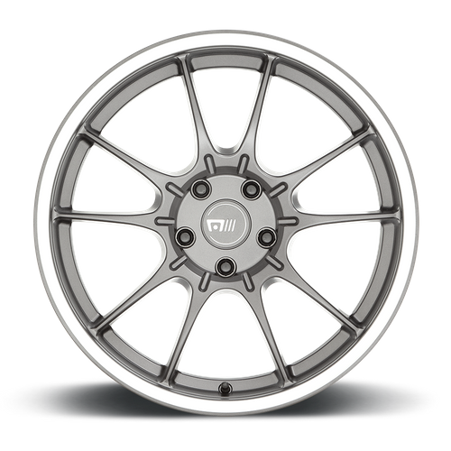 Motegi MR152 SS5 Gunmetal W/ Machined Lip 17x8 +45 5x114.3mm 72.6mm - Wheelwiz
