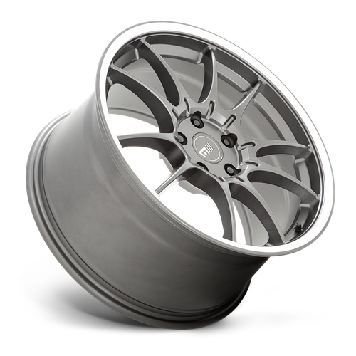 Motegi MR152 SS5 Gunmetal W/ Machined Lip 17x8 +45 5x114.3mm 72.6mm - Wheelwiz