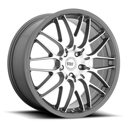 Motegi MR153 CM10 Machined Gunmetal 18x8.5 +42 5x108mm 63.4mm - Wheelwiz