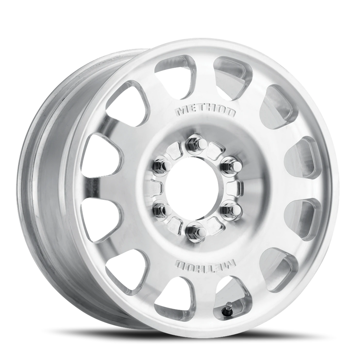 Method Race Wheels MR207 Beadlock Machined Raw Machined 18x9.5  6x165.1mm 108.71mm - Wheelwiz