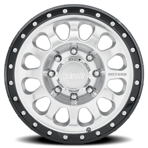 Method Race Wheels MR315 Polished W/ Gloss Black Lip 17x8.5 +25 8x165.1mm 130.81mm - Wheelwiz