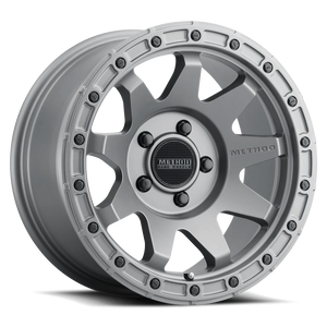 Method Race Wheels MR317 Matte Titanium 17x8.5 0 5x127mm 71.5mm - Wheelwiz