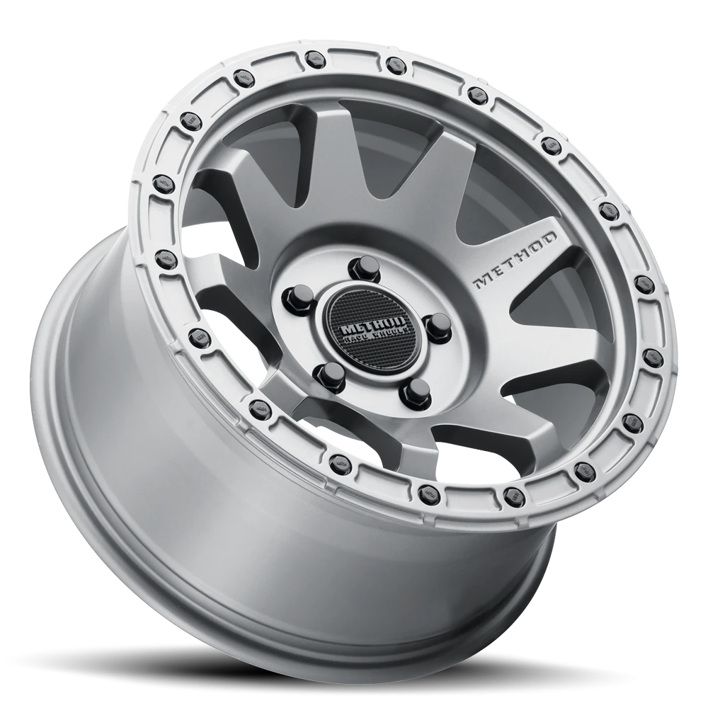 Method Race Wheels MR317 Matte Titanium 17x8.5 0 5x127mm 71.5mm