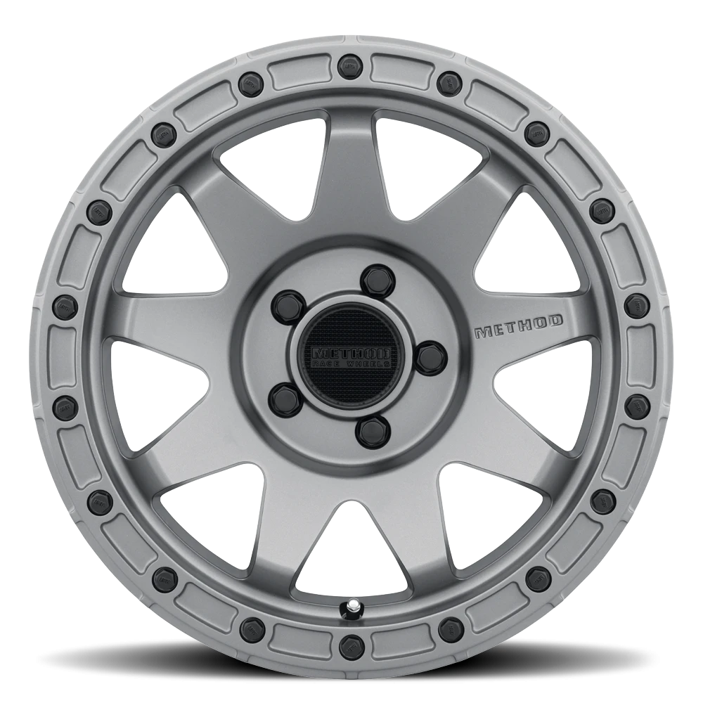 Method Race Wheels MR317 Matte Titanium 17x8.5 0 5x127mm 71.5mm